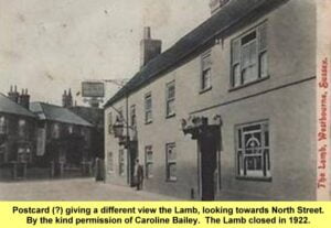 Westbourne History Square Lamb Inn