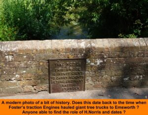 Westbourne History North Street Packhorse Bridge Traffic Notice Norris