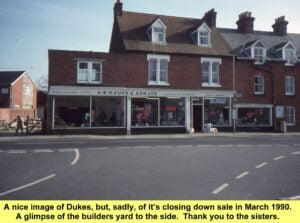 Westbourne History Square Dukes closing