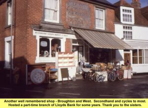 Westbourne History Square Broughton and West cycle Lloyds