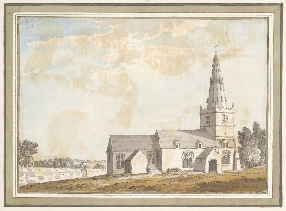 WESTBOURNE HISTORY PHOTO, CHURCH, St. JOHN, GRIMM, 1872, SPIRE