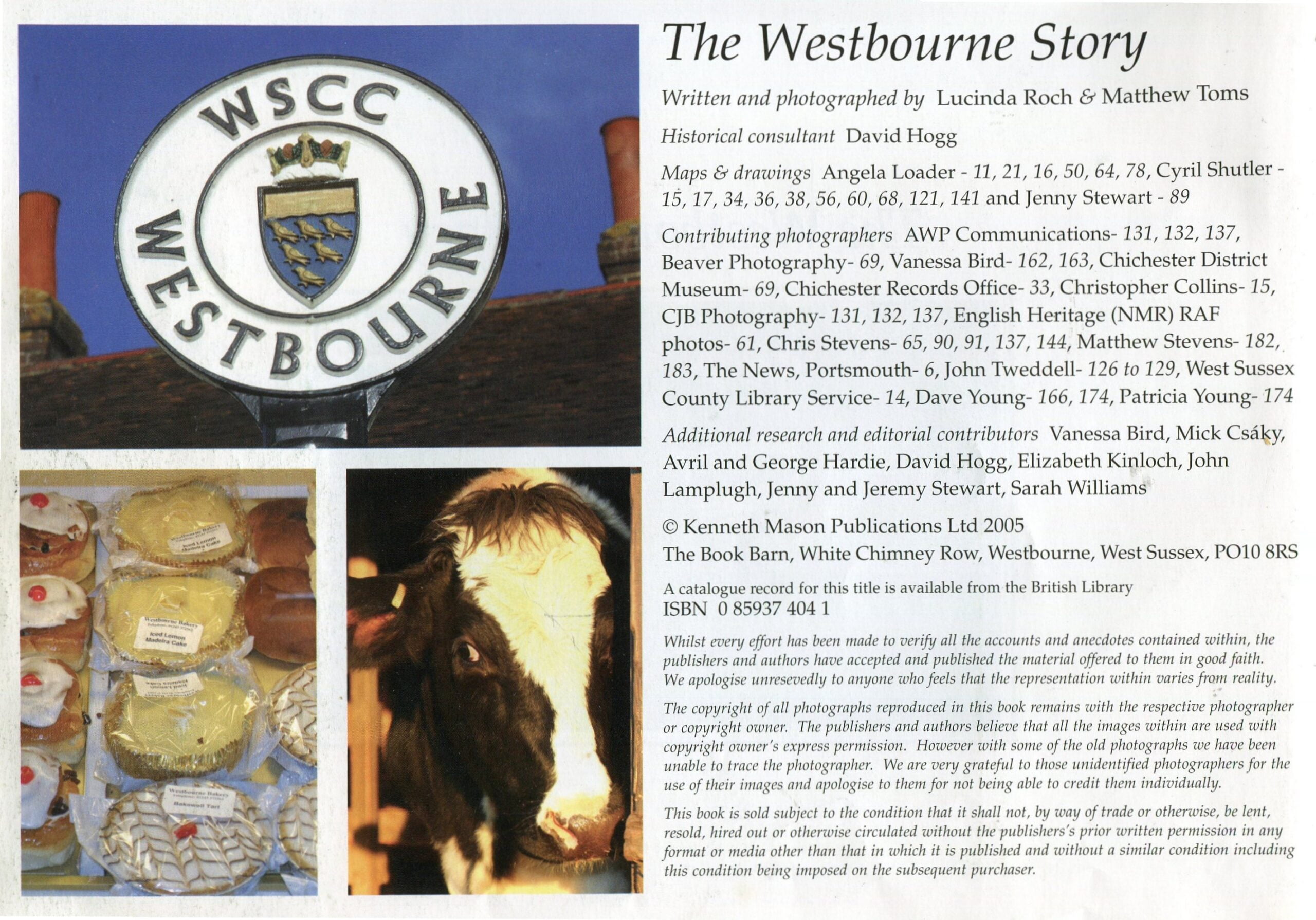 THE WESTBOURNE STORY - PUBLICATION MILLENIUM - HISTORY CPOYRIGHT