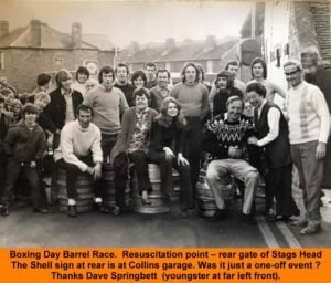 WESTBOURNE HISTORY PHOTO, MEMORIES ,SMALL STREET, BARREL RACE , 1970 , STAGS HEAD, COLLINS GARAGE , SPRINGBETT , MIKE CHALK PAULINE ,