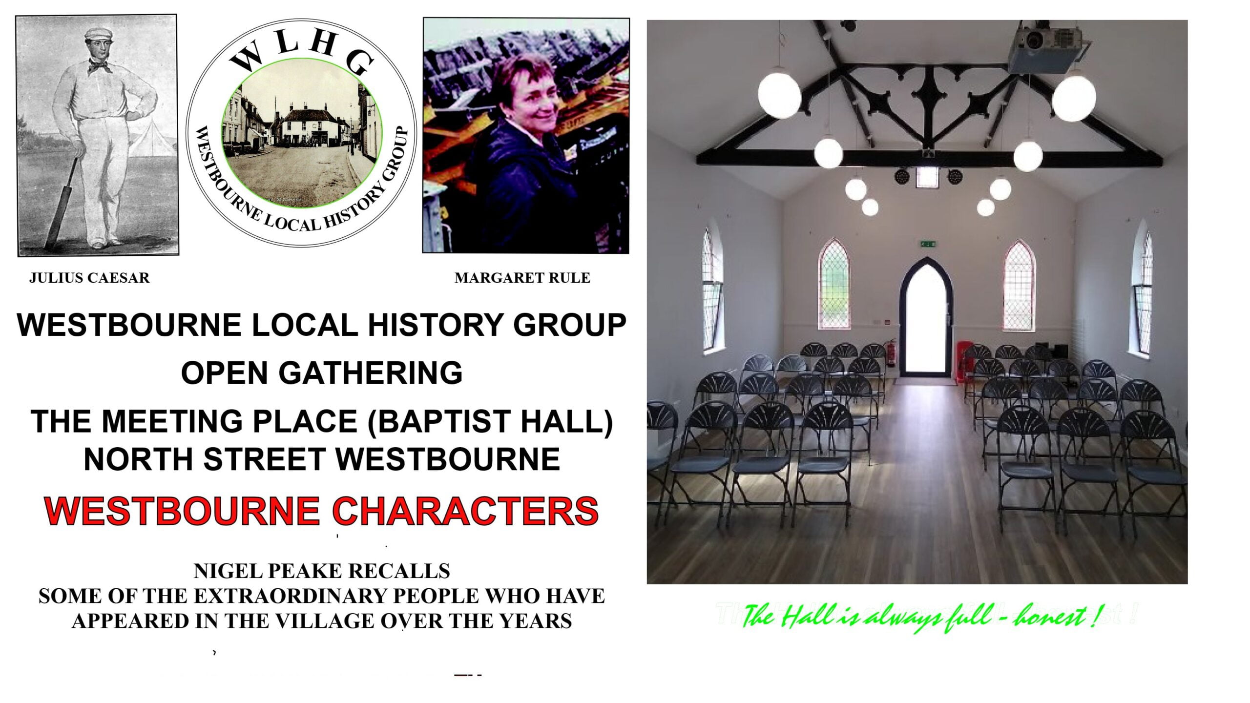 westbourne history group public open meeting the meeting place julius caesar