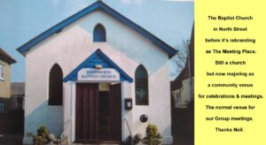 Westbourne History photo, North Street Free Church Baptist, meeting place, neil attewell