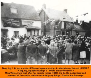 WESTBOURNE HISTORY PHOTO, SQUARE, NORTH ST, WWII, WATSONS, MILTONS