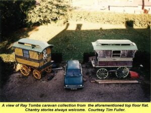 WESTBOURNE HISTORY PHOTO, CHANTRY FARM, TOMBS, CARAVAN