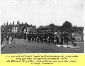 WESTBOURNE HISTORY PHOTO, EAST STREET, MARINES, FETE, WWII, MILLINGTON