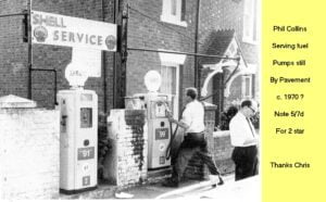 WESTBOURNE HISTORY PHOTO, COLLINS, GARAGE, PETROL, PUMP