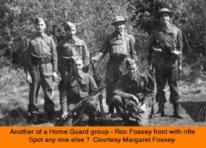 WESTBOURNE HISTORY PHOTO, HOME GUARD, WWII, WHITTINGTON, FOSSEY, DREW,