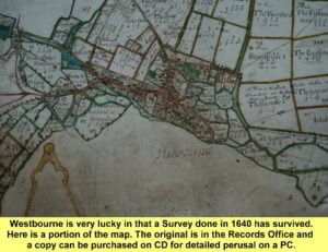 WESTBOURNE HISTORY PHOTO, 1640 Survey map