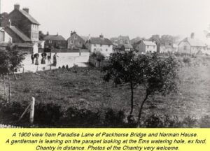 WESTBOURNE HISTORY PHOTO, PARADISE LANE, PACKHORSE, NORMAN HOUSE, CHANTRY