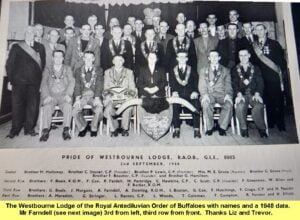 WESTBOURNE HISTORY PHOTO, RAOB Lodge 1948