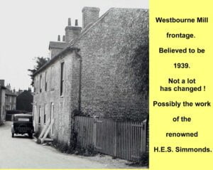 WESTBOURNE HISTORY PHOTO, WESTBOURNE MILL, FRONT VIEW