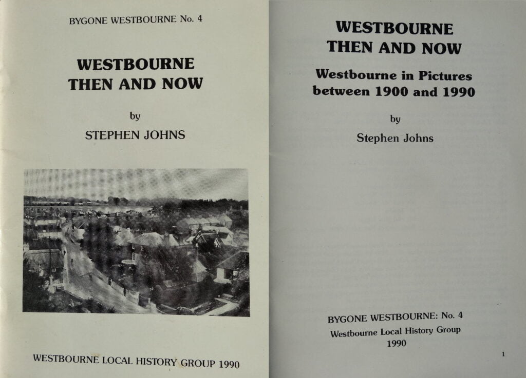 WESTBOURNE HISTORY, PUBLICATION, THEN AND NOW, 1900, 1990, PHOTOGRAPHS, STEPHEN JOHNS, PDF, DOWNLOAD