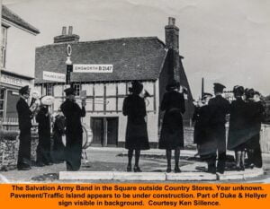 WESTBOURNE HISTORY PHOTO, SALVATION ARMY, BAND, SQUARE, Hellyer