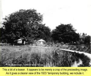 WESTBOURNE HISTORY PHOTO, LUMLEY MILLSTREAM, BROOK, PARISH HALL, HOSPITAL