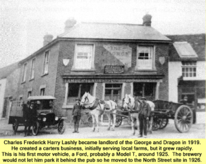 Westbourne history photo, George and Dragon, Lashly